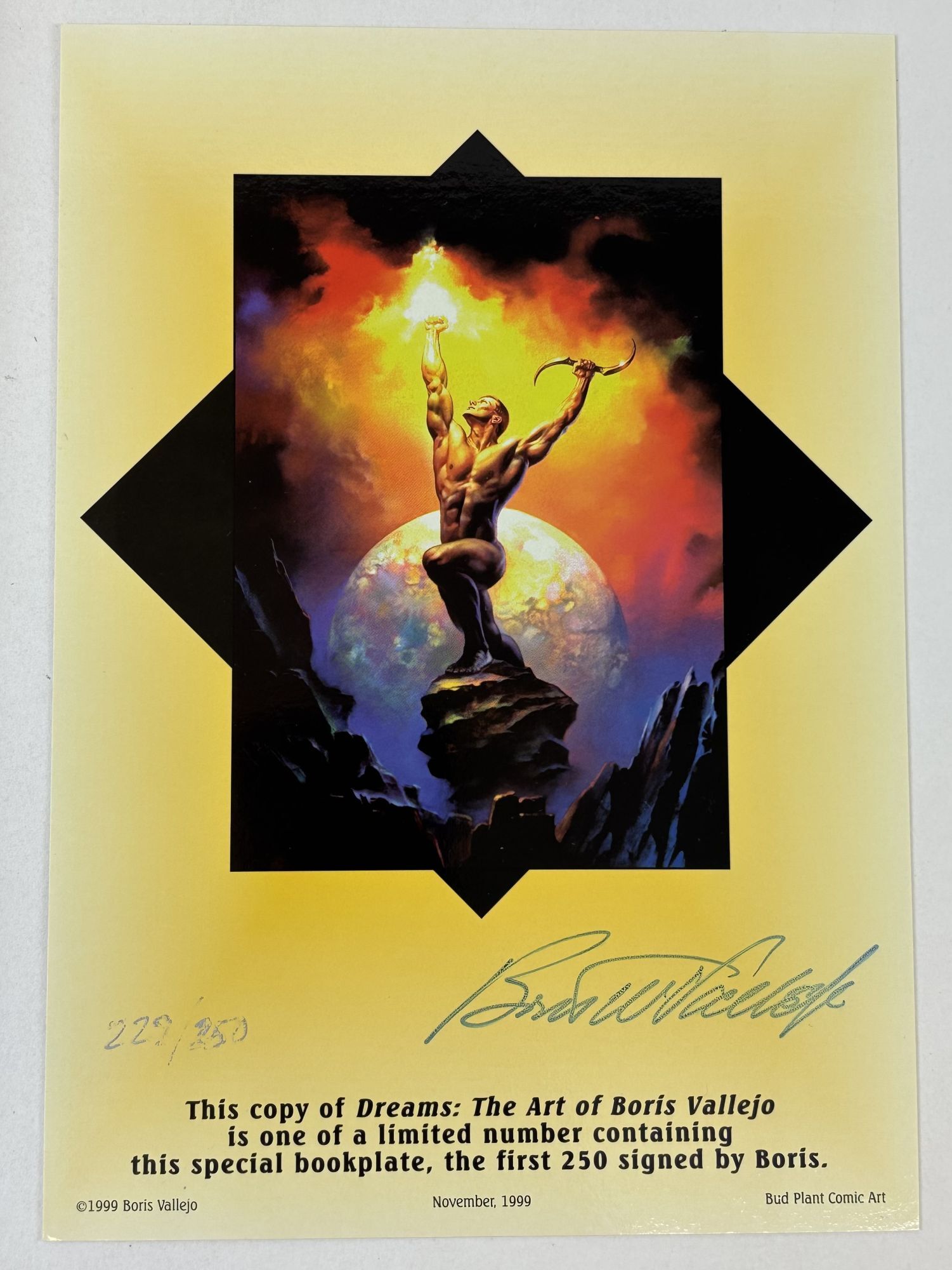 DREAMS THE ART OF BORIS VALLEJO Signed | Boris Vallejo | Limited ...