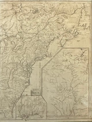 1399104 ORIGINAL MAP TITLED "CARTE D'UNE PARTIE DE L'AMERIQUE SEPTENTRIONALE" Georges-Louis le Rouge