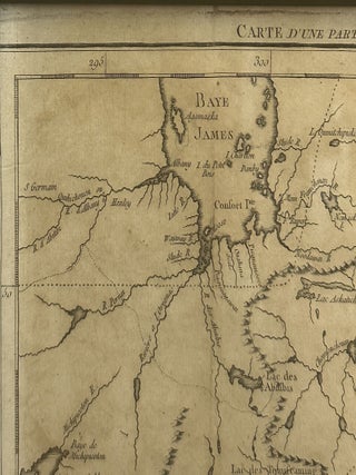 ORIGINAL MAP TITLED "CARTE D'UNE PARTIE DE L'AMERIQUE SEPTENTRIONALE"