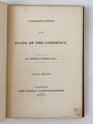 CONSIDERATIONS ON THE STATE OF THE CURRENCY