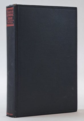 1399230 ESSAYS IN ECONOMIC THEORY. Simon Nelson Patten, Rexford Guy Tugwell, Henry Rogers Seager