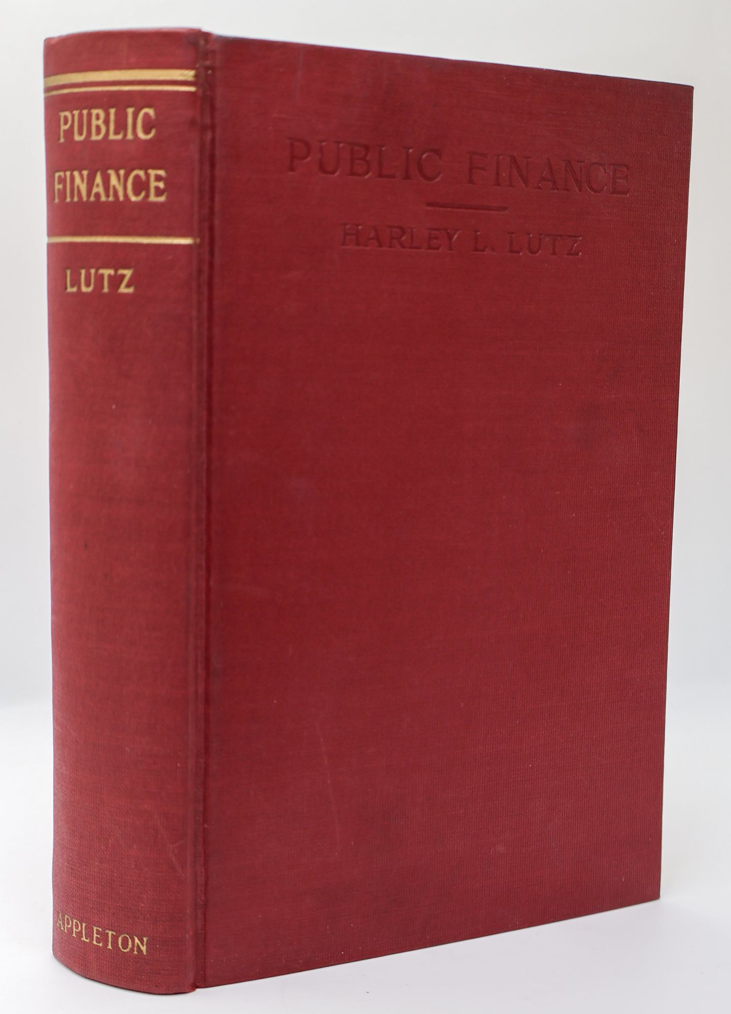 1399236 PUBLIC FINANCE. Harley L. Lutz.
