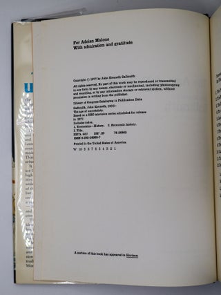 THE AGE OF UNCERTAINTY [Inscribed]