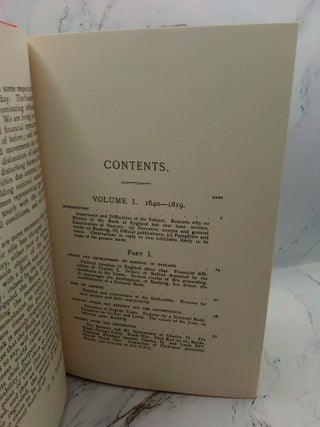 HISTORY OF THE BANK OF ENGLAND, 1640-1903