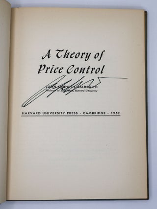 A THEORY OF PRICE CONTROL [Signed]