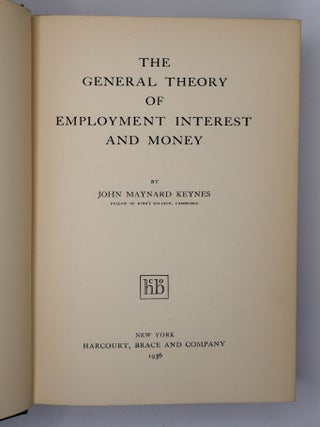 THE GENERAL THEORY OF EMPLOYMENT INTEREST AND MONEY