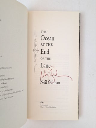 THE OCEAN AT THE END OF THE LANE [Signed]