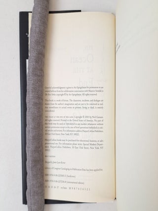THE OCEAN AT THE END OF THE LANE [Signed]