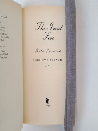 THE GREAT FIRE [Signed]