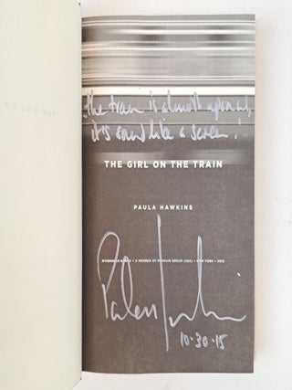 THE GIRL ON THE TRAIN [Signed]