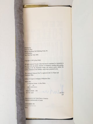 A DANGEROUS FORTUNE [Signed]