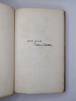 DON JUAN [Signed by Austen]