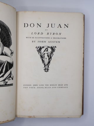 DON JUAN [Signed by Austen]