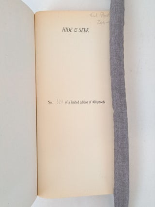 HIDE & SEEK [Signed]