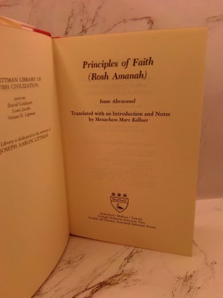 PRINCIPLES OF FAITH (ROSH AMANAH)
