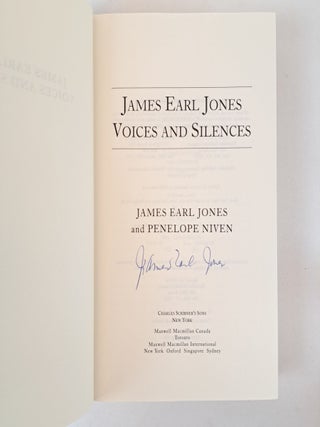 JAMES EARL JONES: VOICES AND SILENCES [Signed]