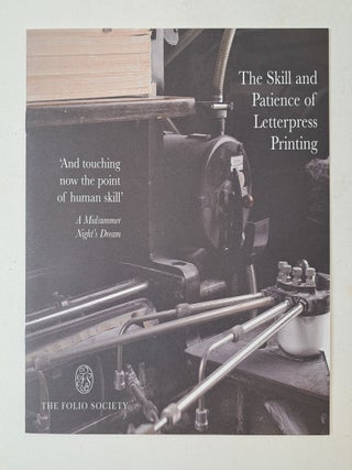 THE LETTERPRESS SHAKESPEARE; TWELFTH NIGHT OR WHAT YOU WILL