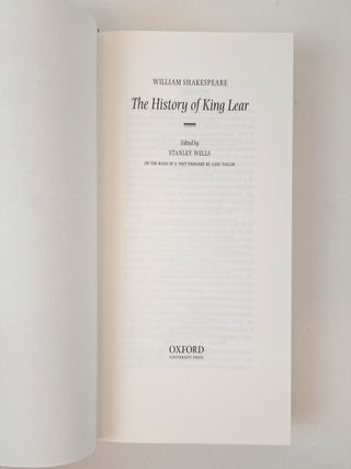 THE LETTERPRESS SHAKESPEARE; KING LEAR