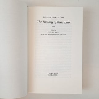 THE LETTERPRESS SHAKESPEARE; KING LEAR