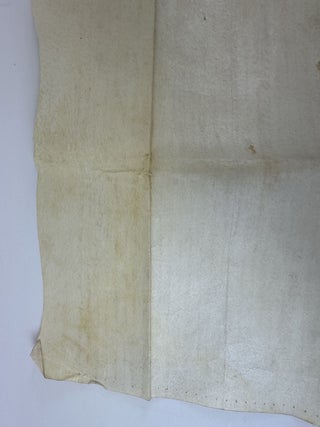 17th CENTURY ENGLISH INDENTURE ON PARCHMENT [Signed]