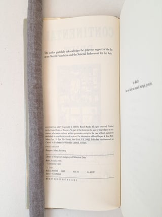 CONTINENTAL DRIFT [Signed]
