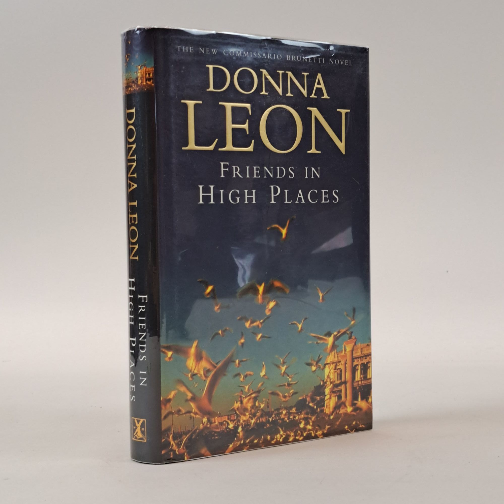 1400137 FRIENDS IN HIGH PLACES [Signed]. Donna Leon.