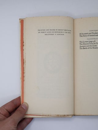 OF AUCASSIN AND NICOLETTE [with] AMABEL AND AMORIS