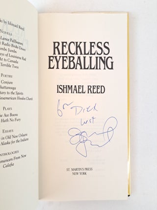 RECKLESS EYEBALLING [Inscribed]