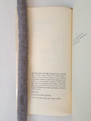 THE YELLOW ROOM [Signed]