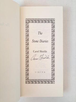THE STONE DIARIES [Signed]