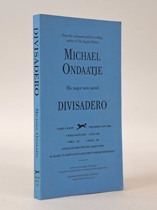 1400479 DIVISADERO [Signed]. Michael Ondaatje