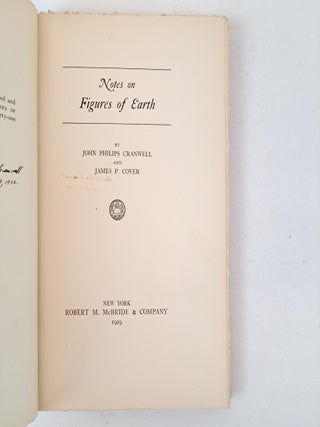NOTES ON FIGURES OF EARTH [Signed]