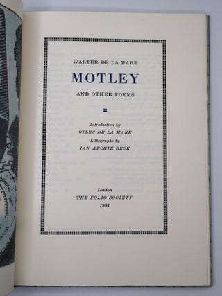 MOTLEY AND OTHER POEMS