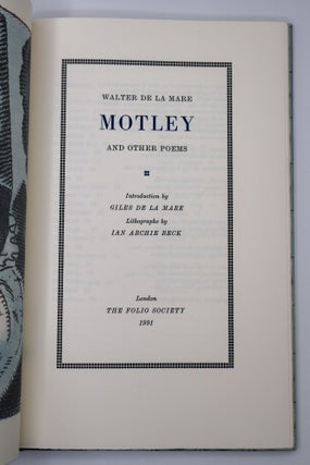 MOTLEY AND OTHER POEMS