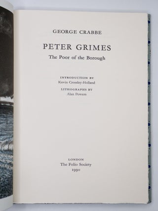 PETER GRIMES: THE POOR OF THE BOROUGH