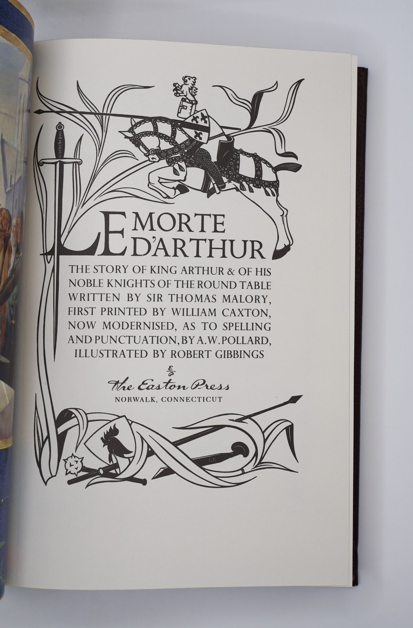 LE MORTE D'ARTHUR 2 VOLUMES | Sir Thomas Malory | Collector's Edition