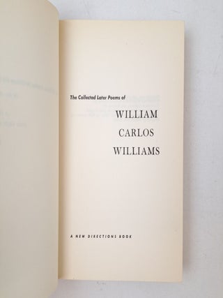THE COLLECTED LATER POEMS