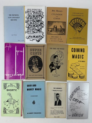VINTAGE MAGIC EPHEMERA LOT (x46) COIN MAGIC, CUPS & BALLS, ROPE AND SILK