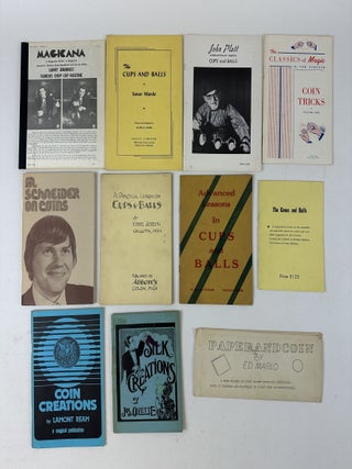 VINTAGE MAGIC EPHEMERA LOT (x46) COIN MAGIC, CUPS & BALLS, ROPE AND SILK
