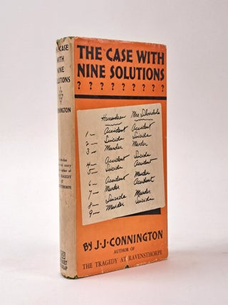 1401610 THE CASE WITH NINE SOLUTIONS. J. J Connington