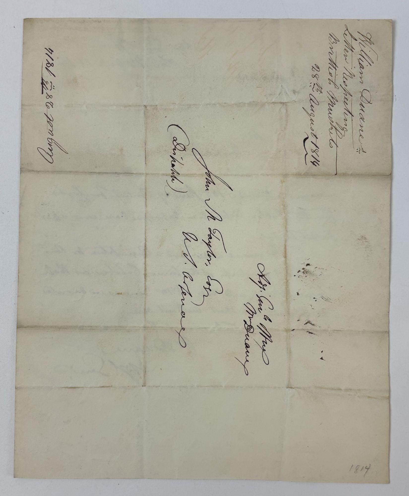 WAR OF 1812 | WILLIAM DUANE AUTOGRAPH LETTER SIGNED AS ADJUTANT GENERAL ...