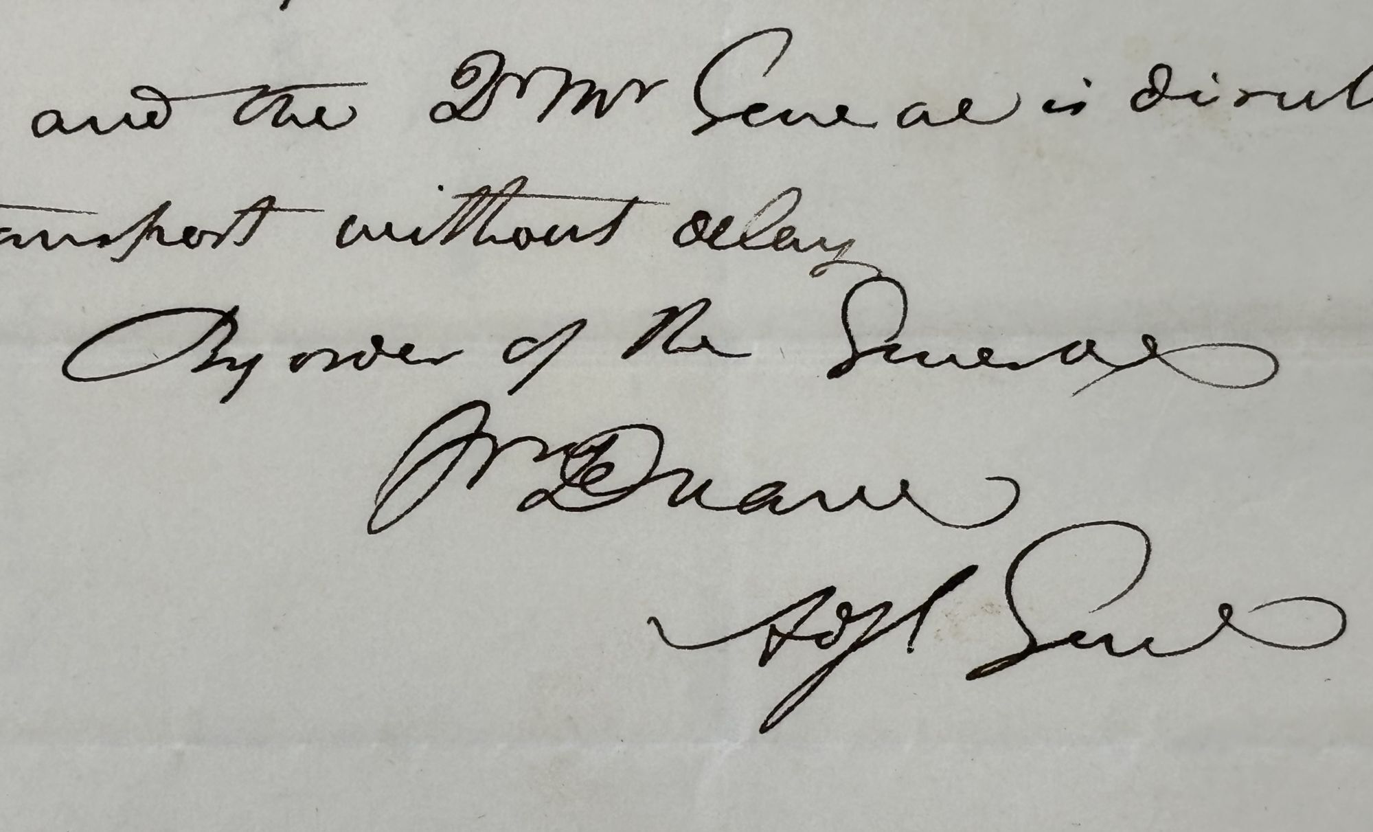 WAR OF 1812 | WILLIAM DUANE AUTOGRAPH LETTER SIGNED AS ADJUTANT GENERAL ...