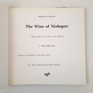 THE WINE OF NISHAPUR