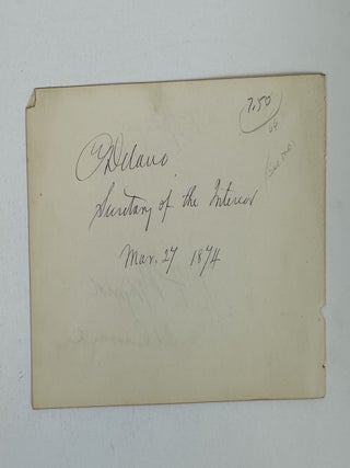 19th CENTURY POLITICIANS, JUDGES, AND CABINET MEMBERS | LOT OF 10 AUTOGRAPHS