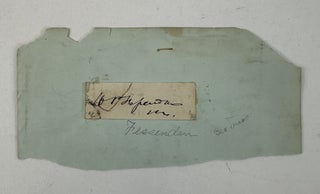 19th CENTURY POLITICIANS, JUDGES, AND CABINET MEMBERS | LOT OF 10 AUTOGRAPHS