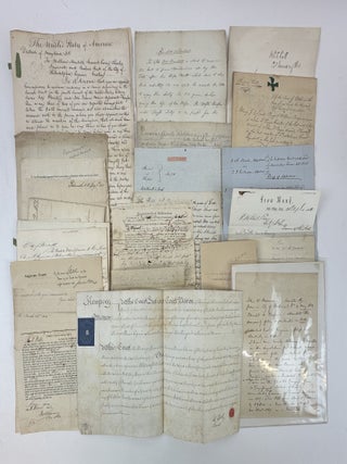 1402948 19th CENTURY LEGAL DOCUMENTS | LOT OF 28. Samuel Nelson, William Duane, Sir James...