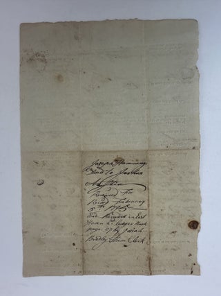 18th CENTURY LEGAL DOCUMENT LOT (x8) [Signed]