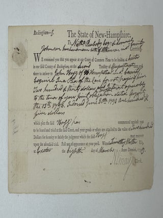 18th CENTURY LEGAL DOCUMENT LOT (x8) [Signed]