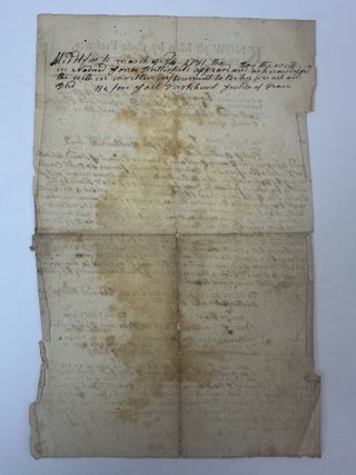 18th CENTURY LEGAL DOCUMENT LOT (x8) [Signed]