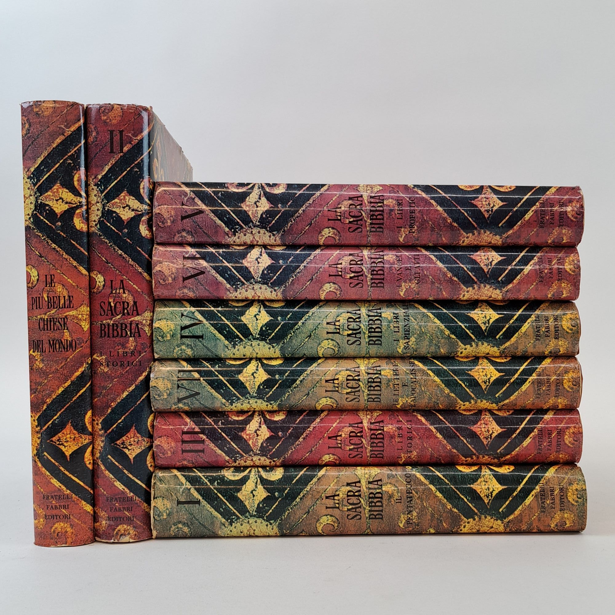 LA SACRA BIBBIA 7 Vol. plus Box of Prints, Complete | Antonio